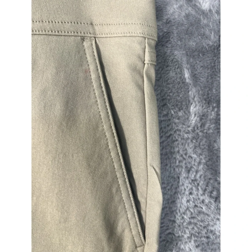 Weatherproof Vintage Mens Tech Pants Khaki Tan Straight Leg Stretch 36x29 184192